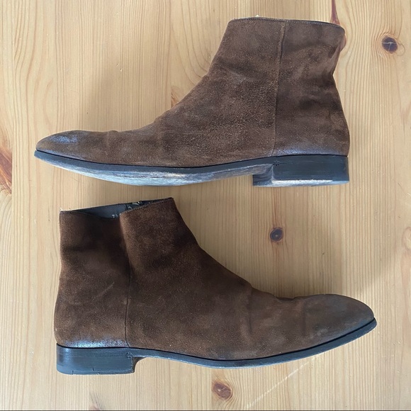 Prada Half Boof Ankle Zip Up Men’s Size 7.5 Retail: $1390 - Picture 3 of 10